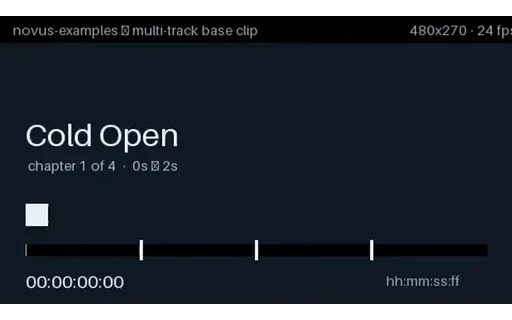 Preview of Multi-Track Subtitles — Embedded WebVTT (WebM)