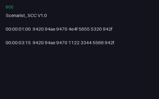 Preview of SCC — Intentionally Corrupt: Wrong Parity Bytes