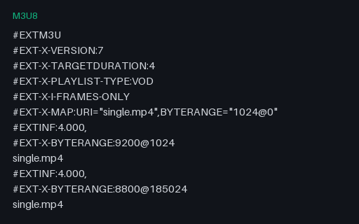 Preview of HLS — I-Frame Only Playlist for Trick Play