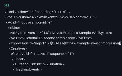 Preview of VAST 4.2 — Inline Linear Ad Response