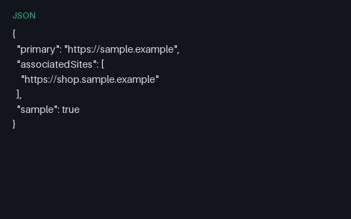 Preview of Well-Known — Related Website Set
