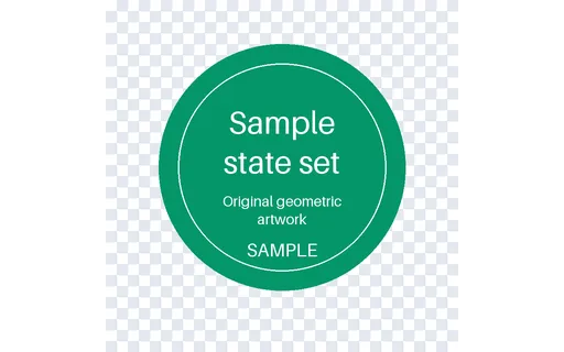 Avatar State Badge template preview