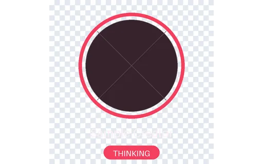 Thinking State Avatar Ring template preview