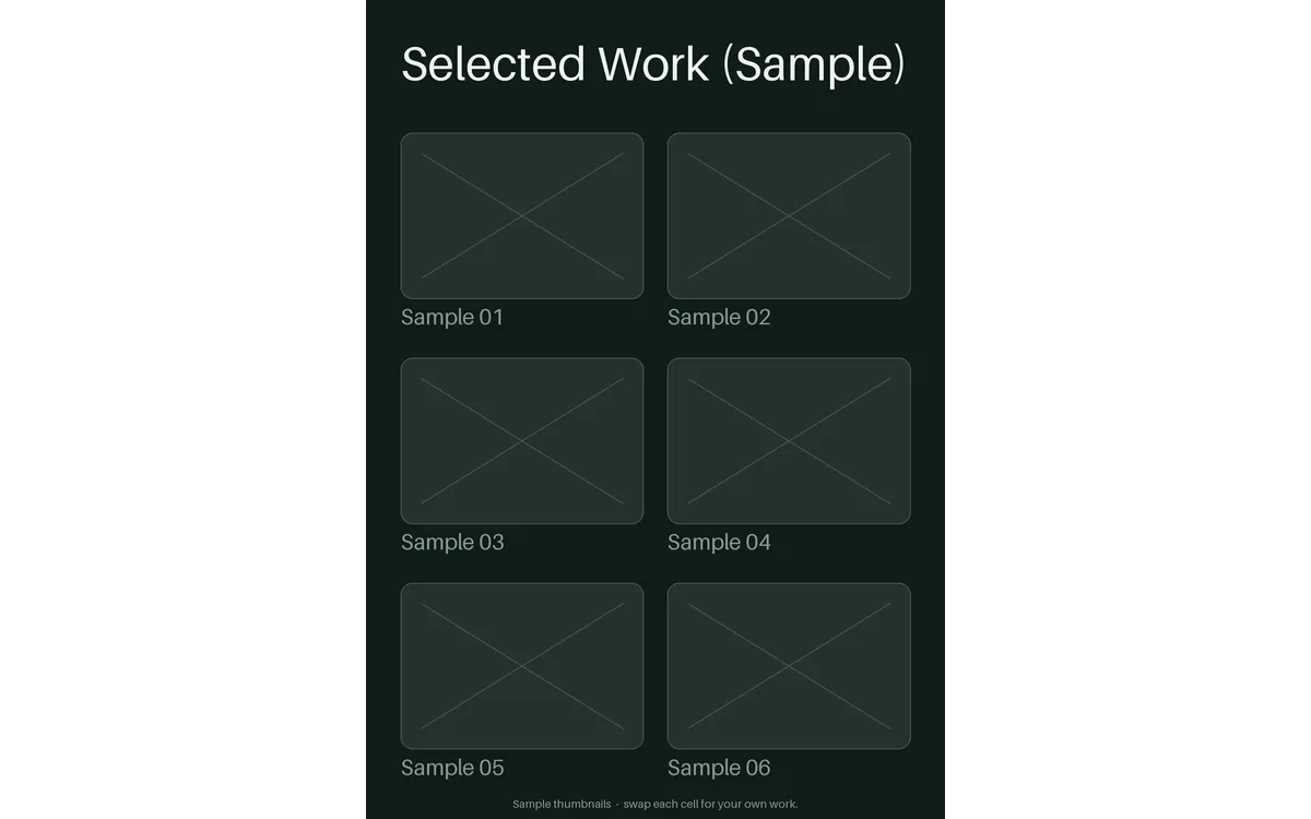 Project Proof Sheet detail preview