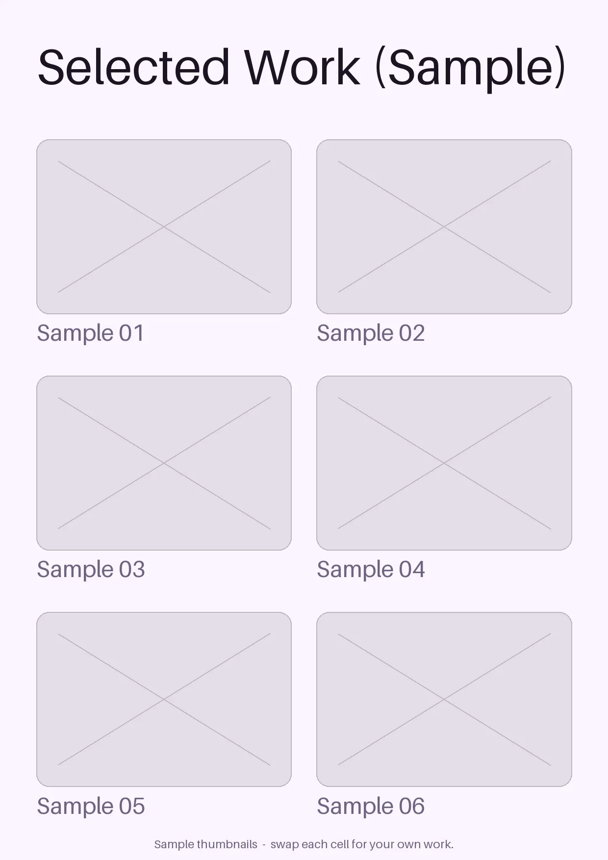 Project Proof Sheet variant 1