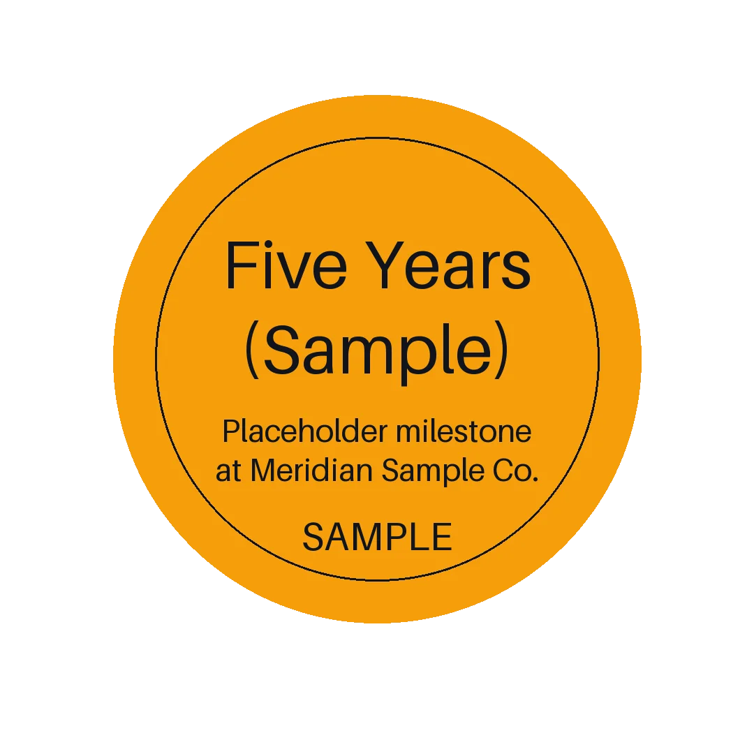Milestone Anniversary Badge variant 1