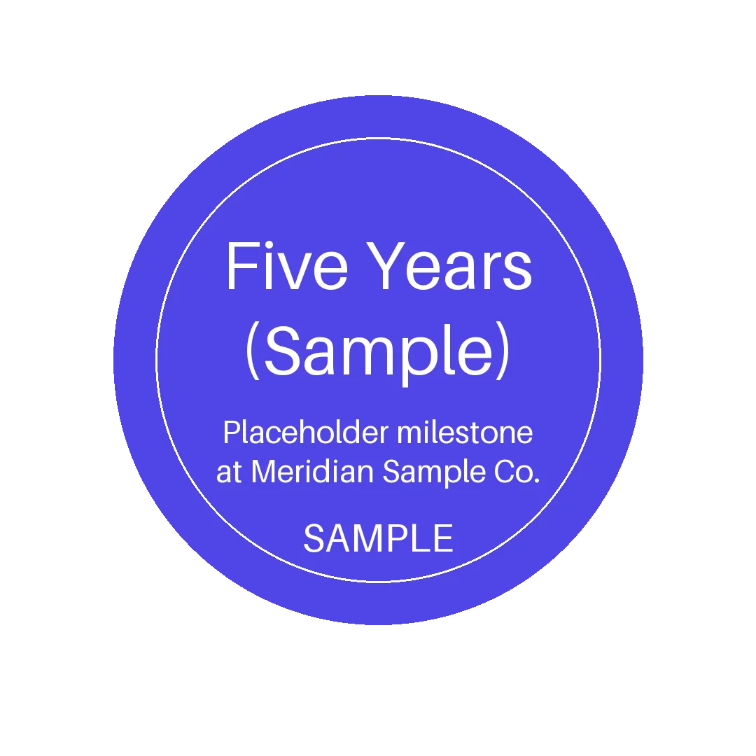 Milestone Anniversary Badge variant 2