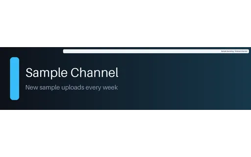 Channel Strip Banner template preview