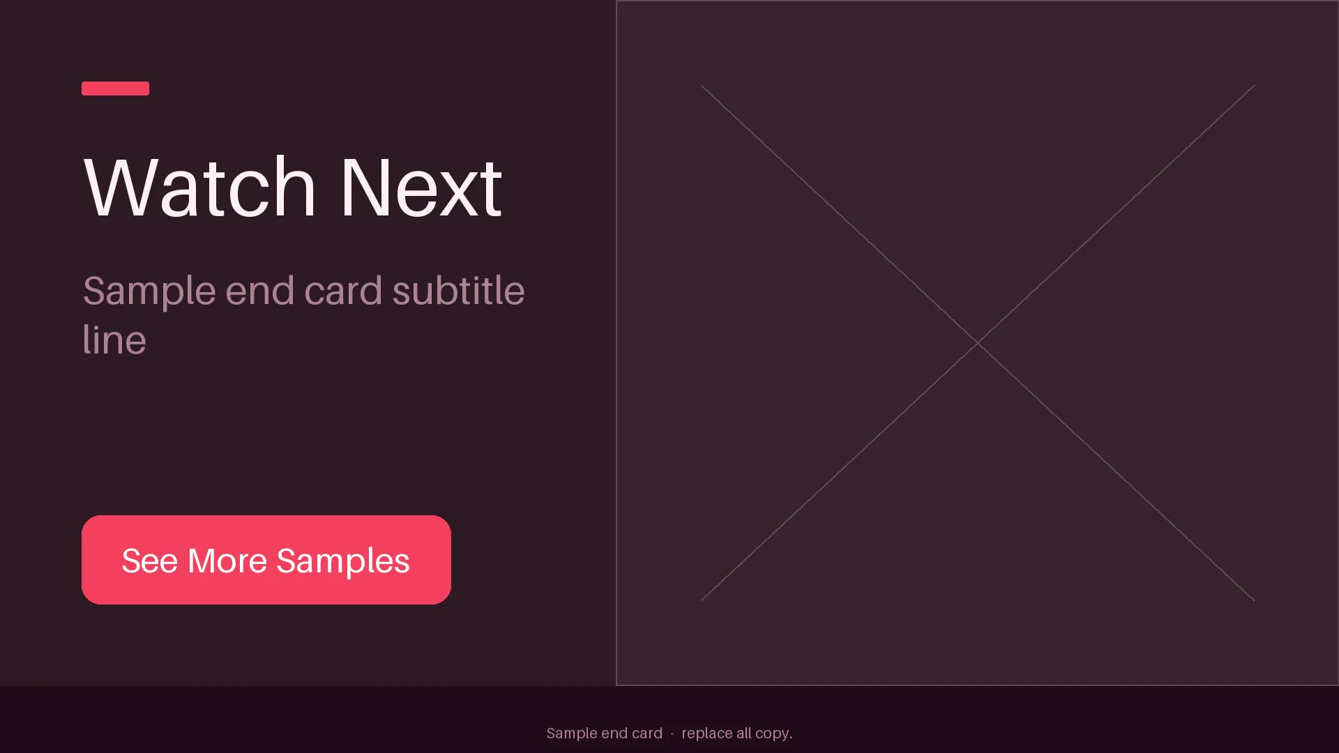 End Card Promo Module variant 1