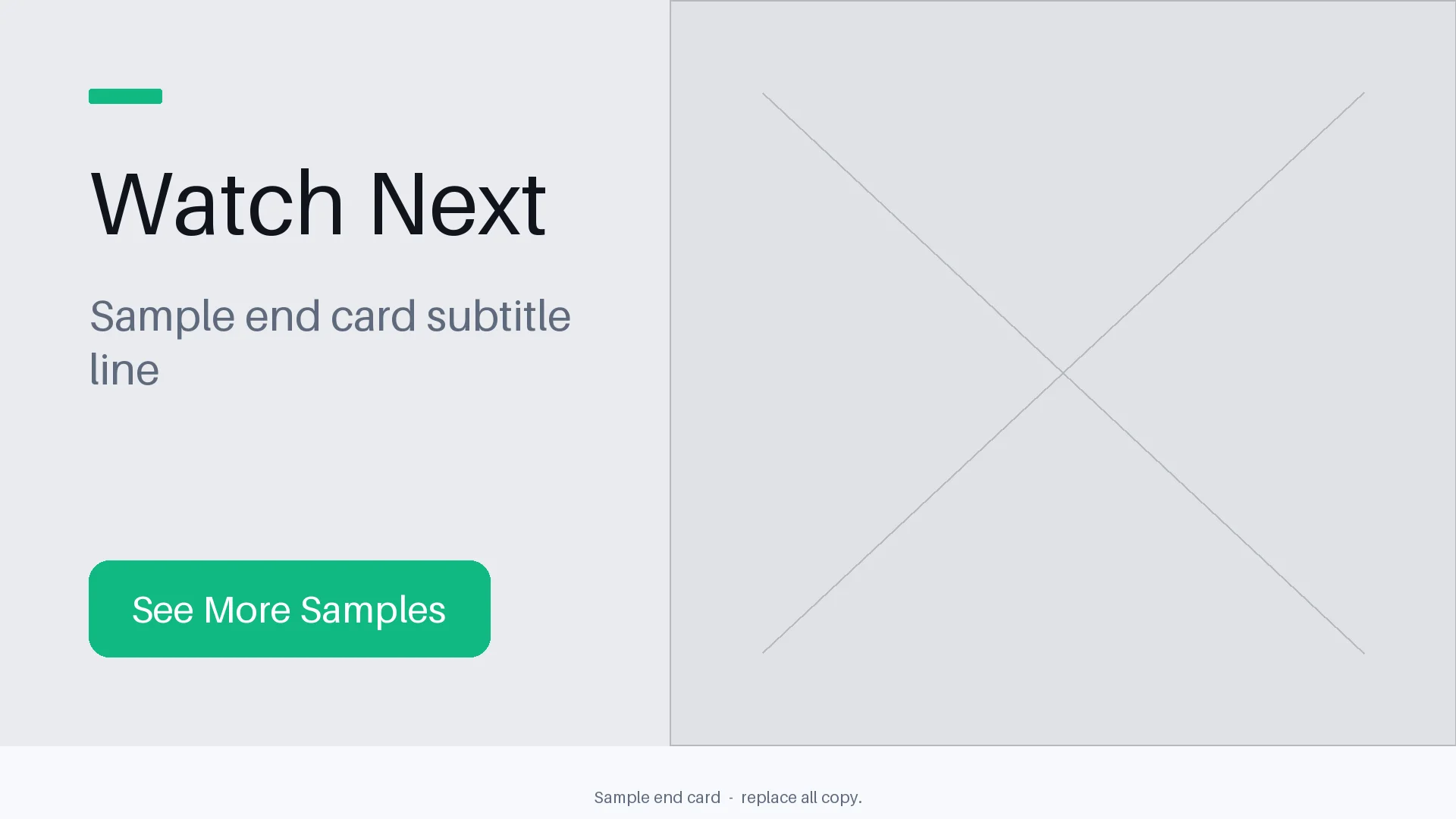 End Card Promo Module variant 2