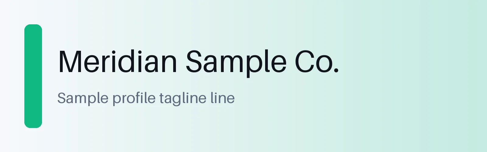 Profile Header Strip variant 1