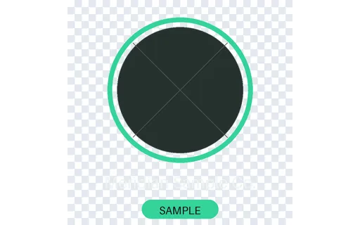 Square Avatar Plate — avatar-state layout, sample content only
