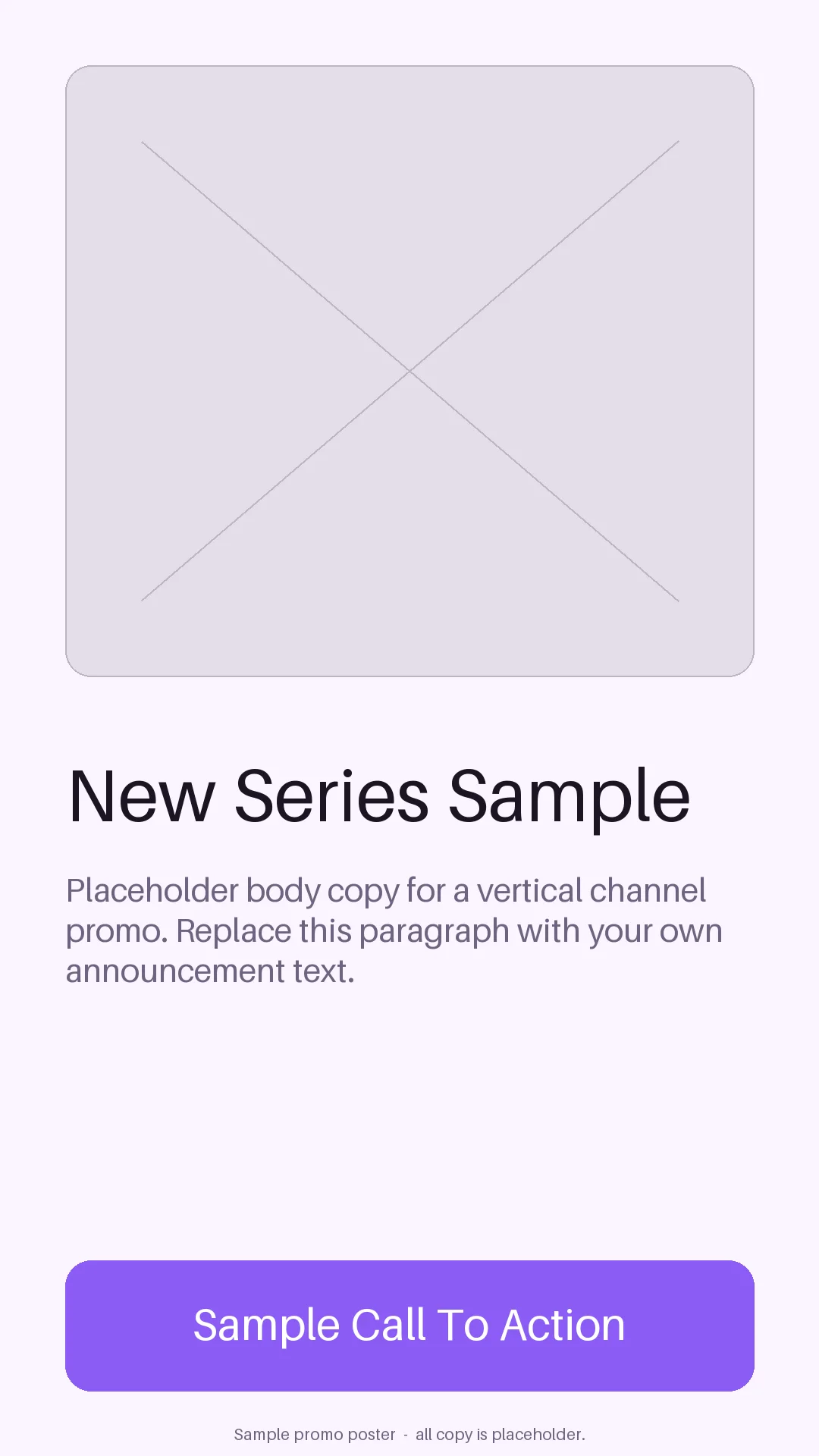 Vertical Promo Poster variant 1