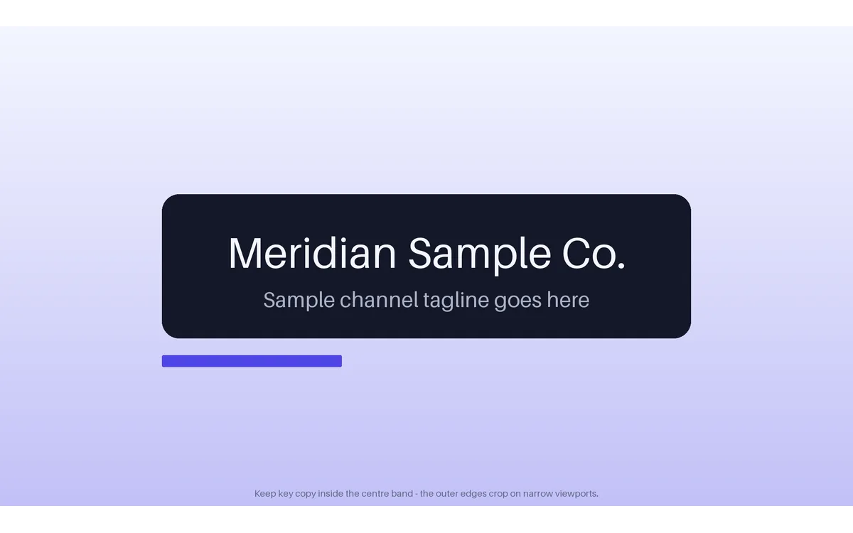 Wide Channel Banner detail preview