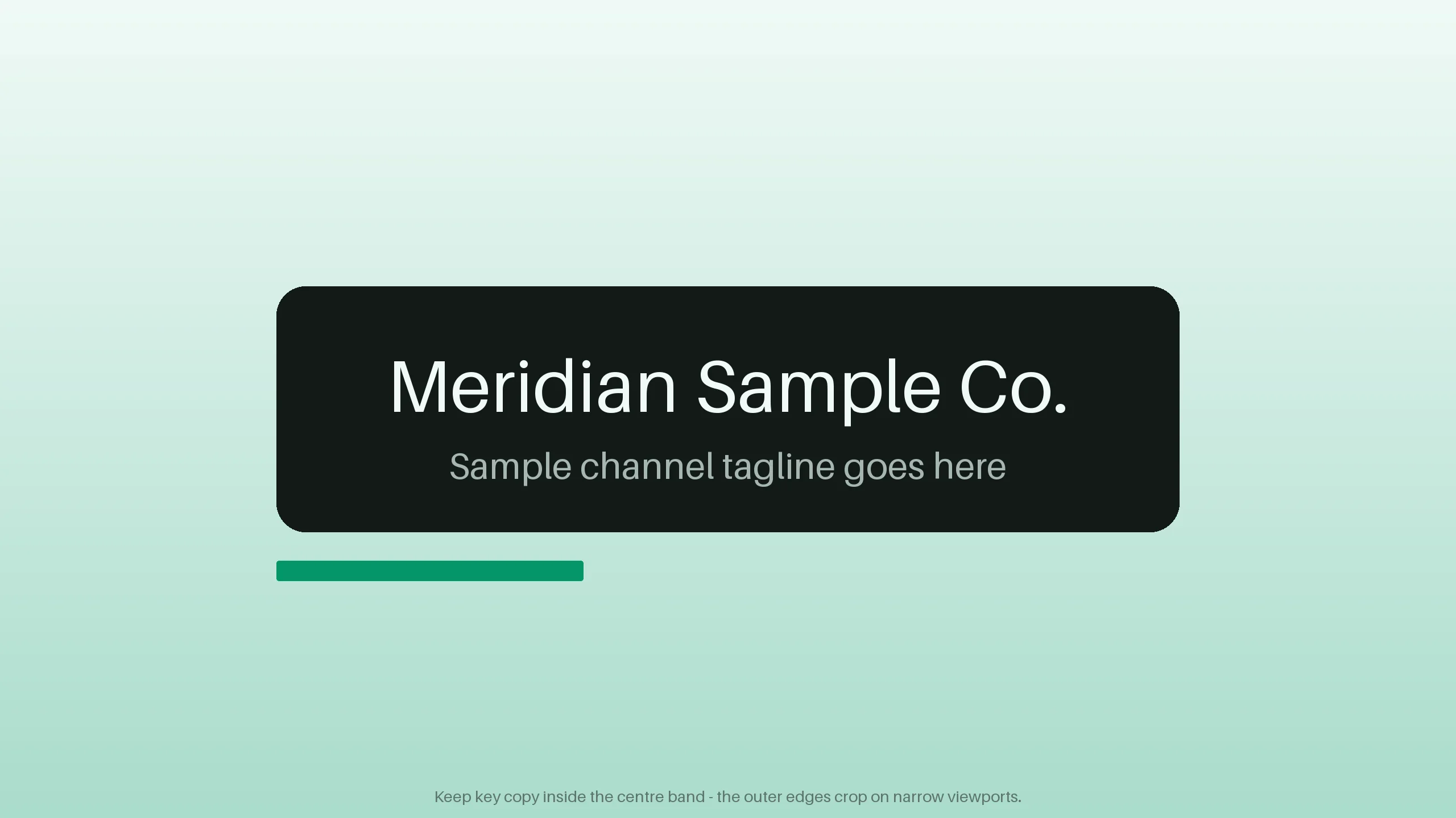 Wide Channel Banner variant 2