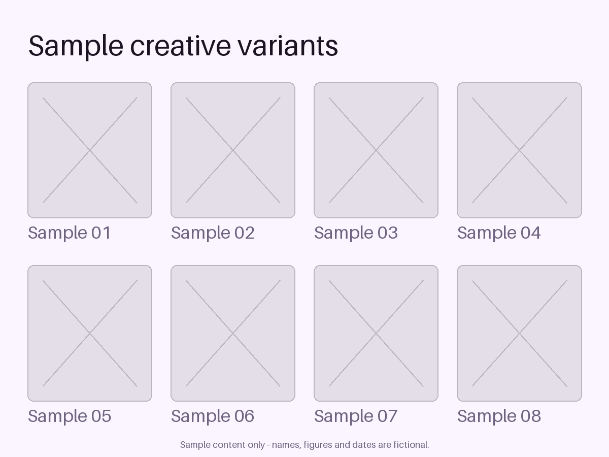 Creative Variant Grid canonical preview
