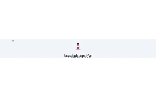 Leaderboard Ad visual template preview with fictional Meridian sample product