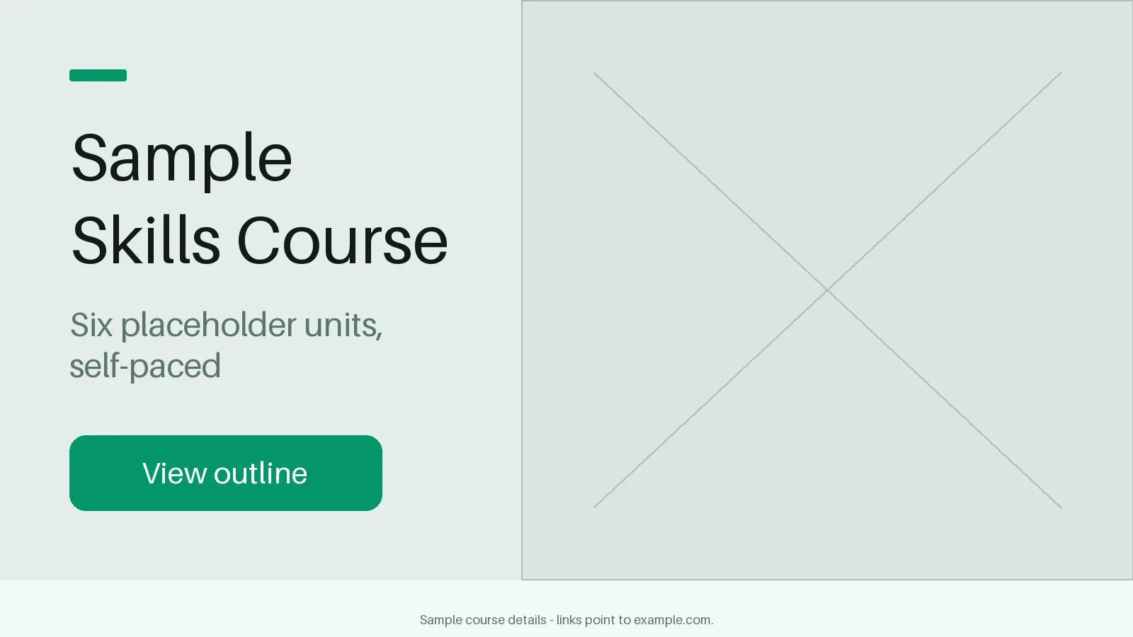 Online Course Header variant 2