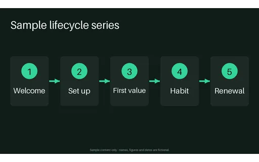 Lifecycle Flow Panel template preview