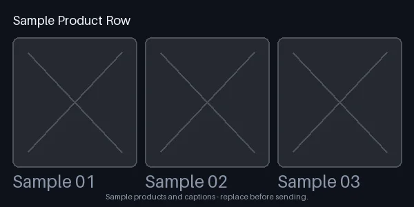 Product Row Module variant 1