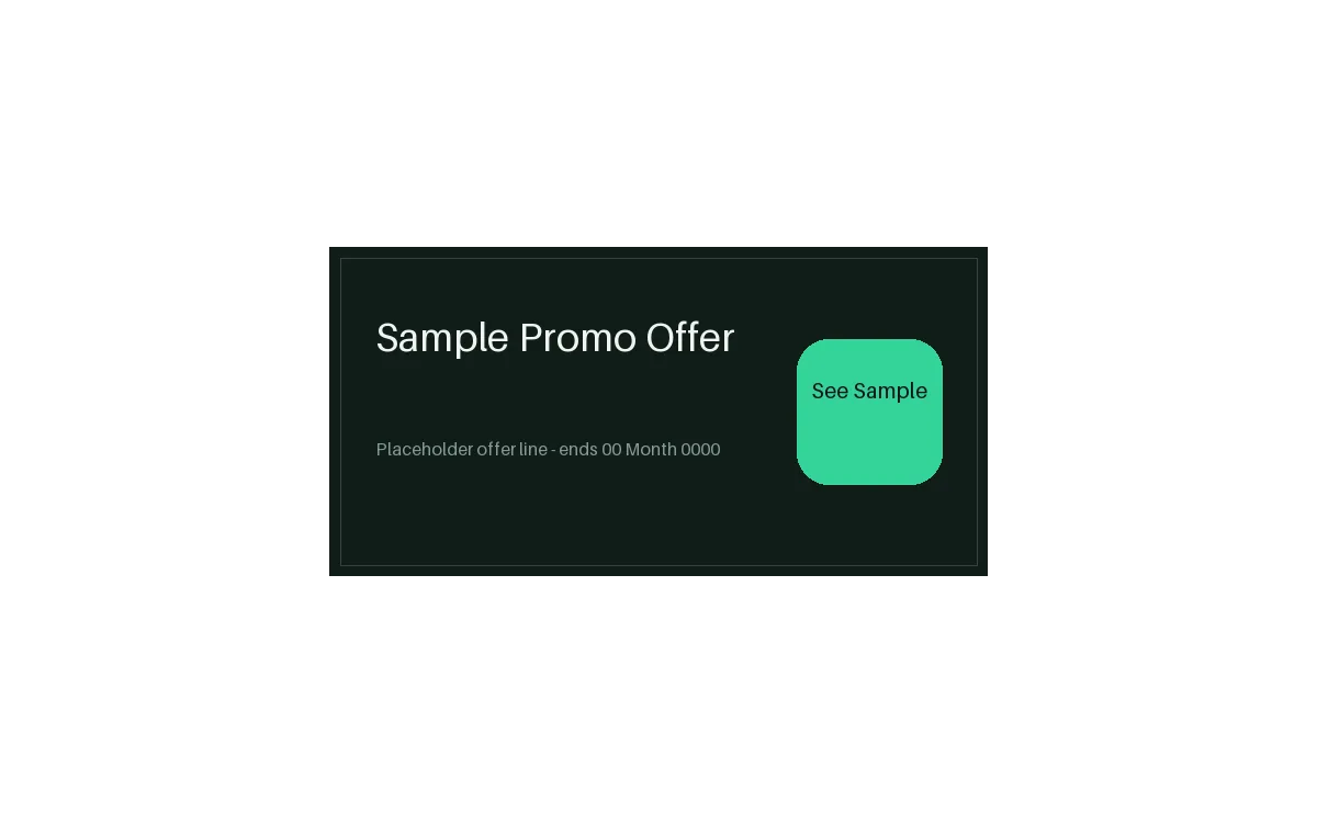 Promo Offer Tile detail preview