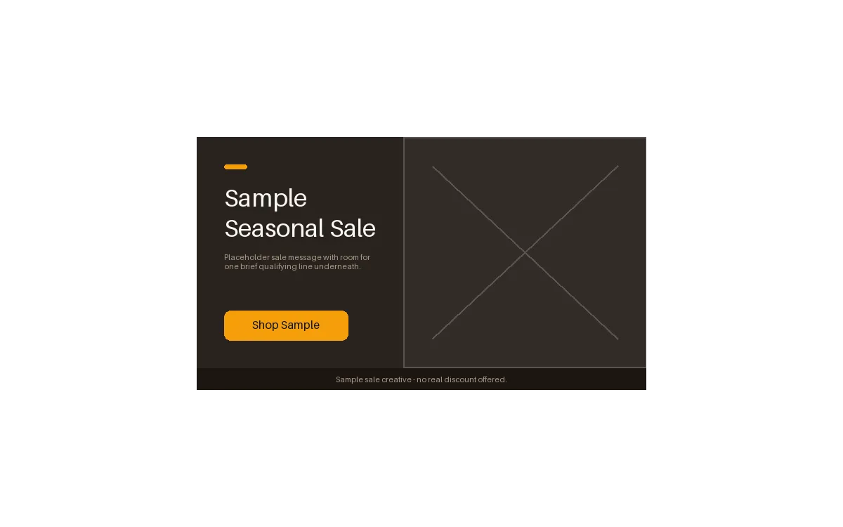 Seasonal Sale Hero detail preview