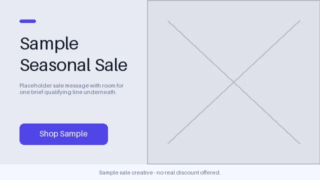 Seasonal Sale Hero variant 1
