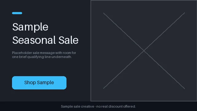 Seasonal Sale Hero variant 2