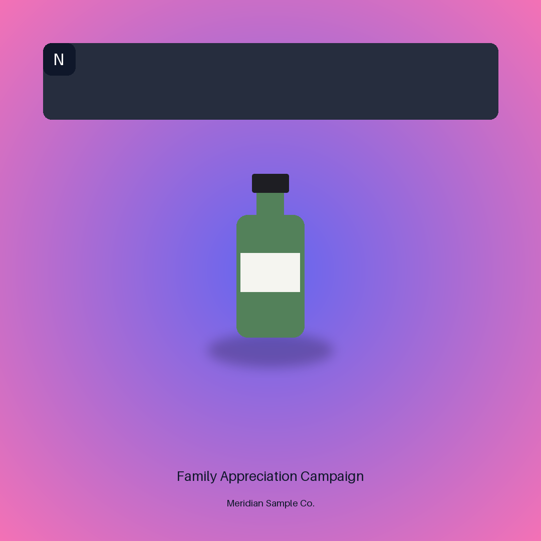 Family Appreciation Campaign variant 1