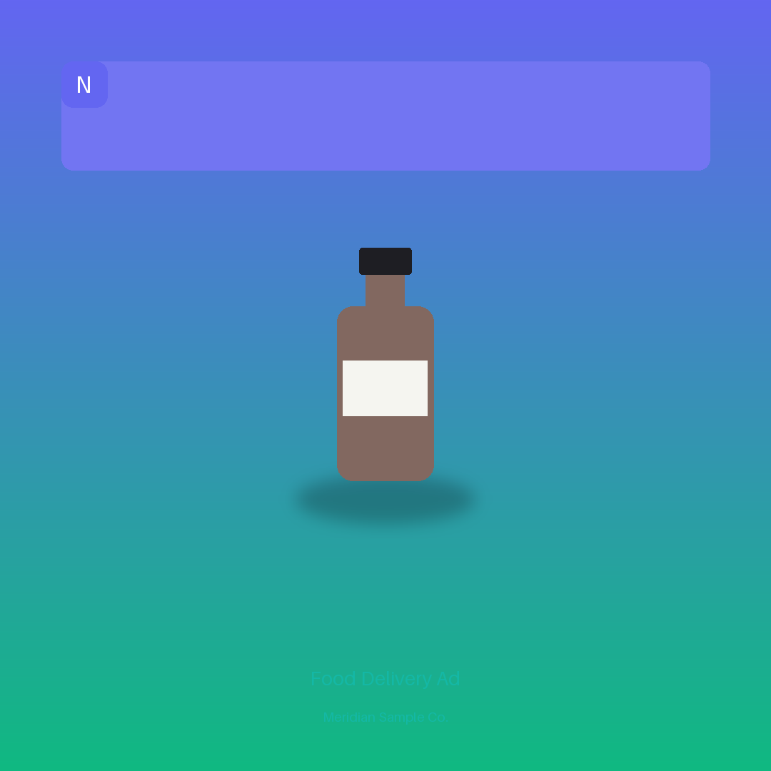 Food Delivery Ad variant 1