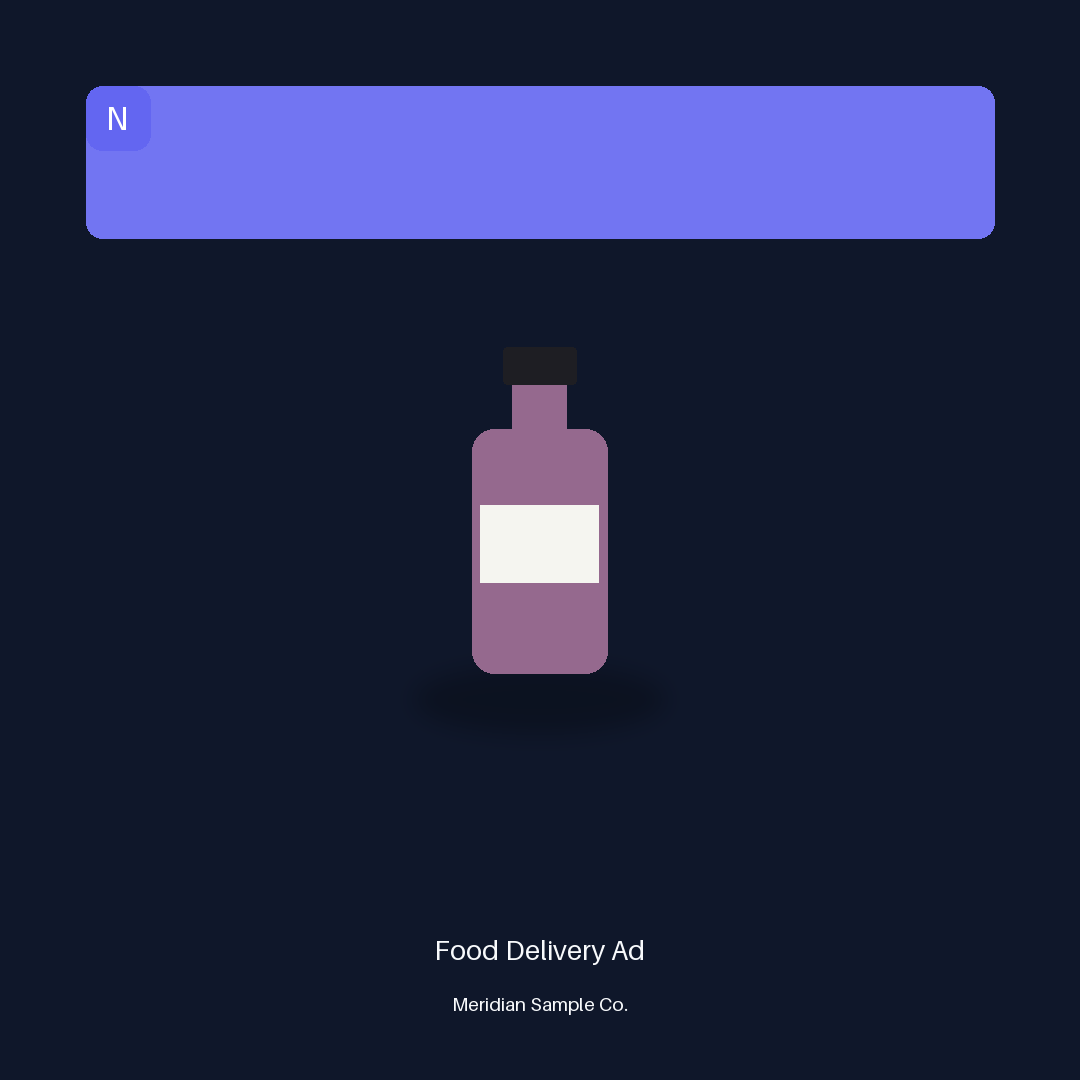 Food Delivery Ad variant 2