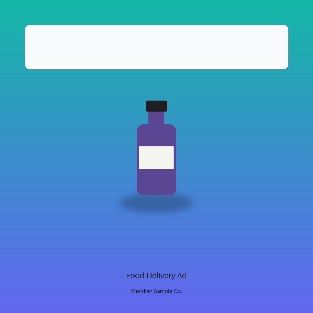 Food Delivery Ad variant 3