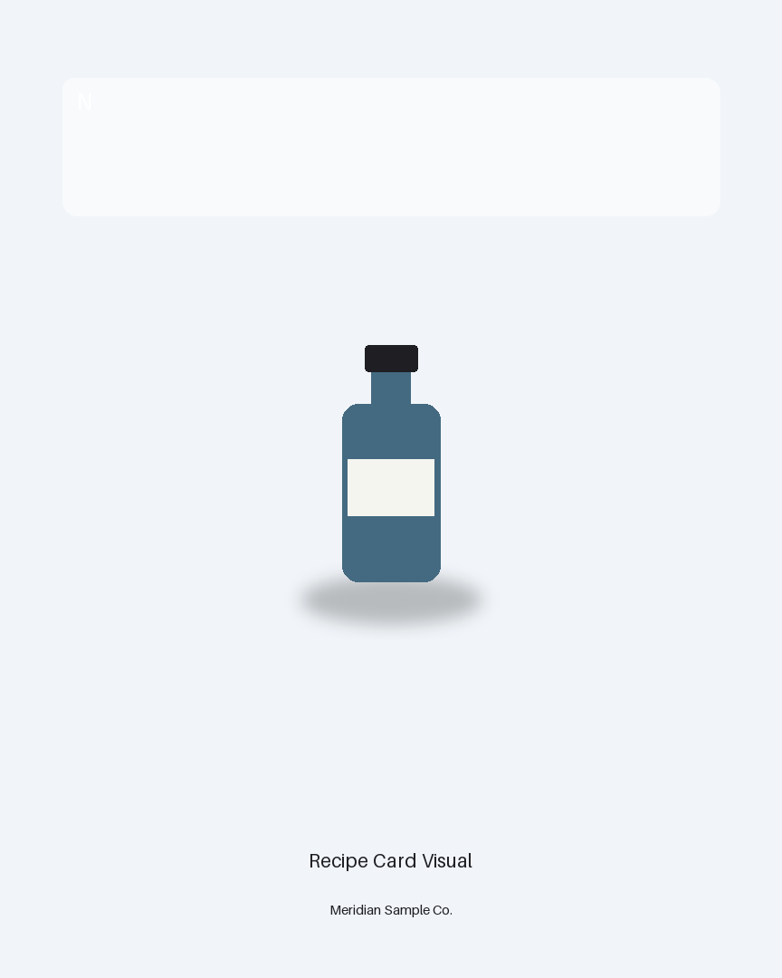 Recipe Card Visual variant 1