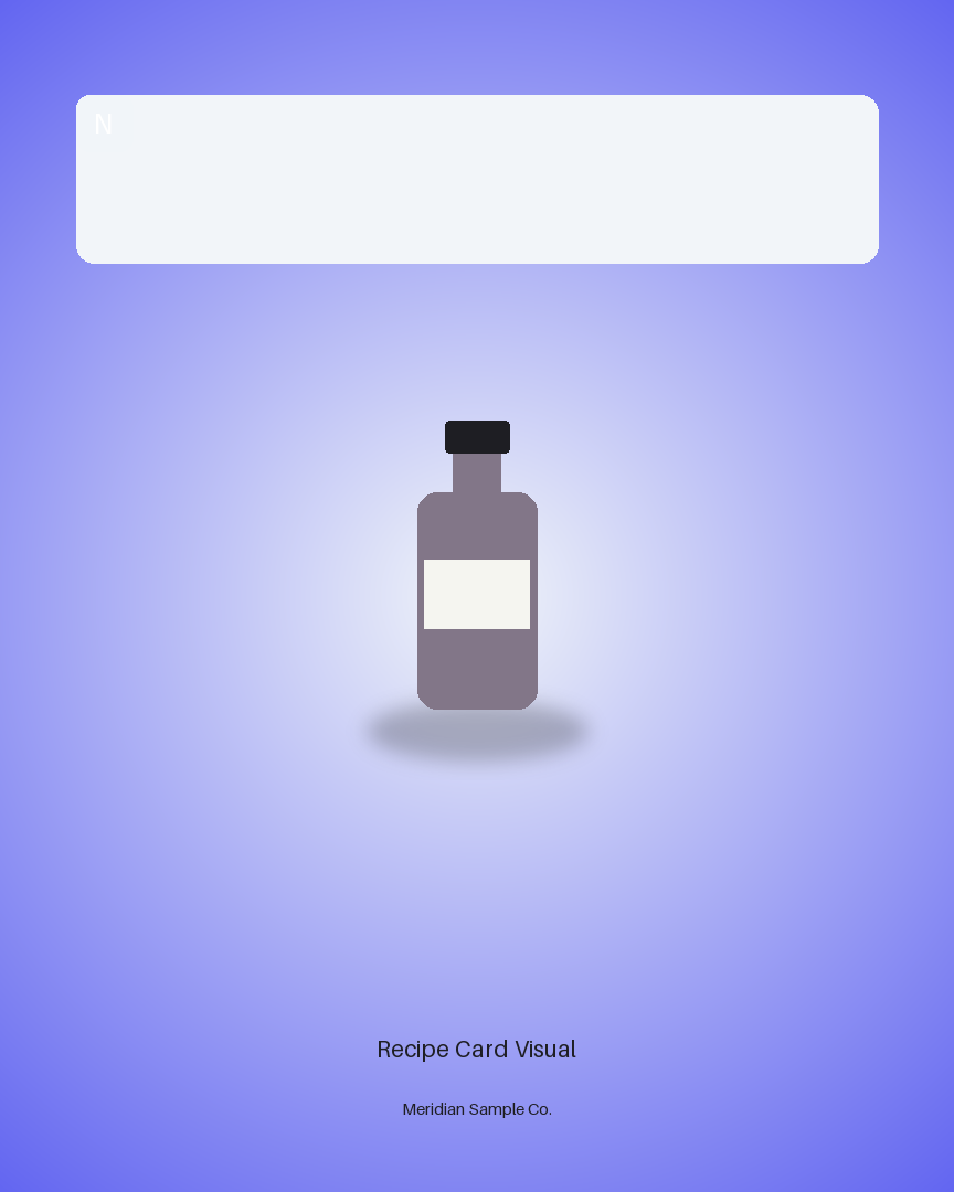 Recipe Card Visual variant 2