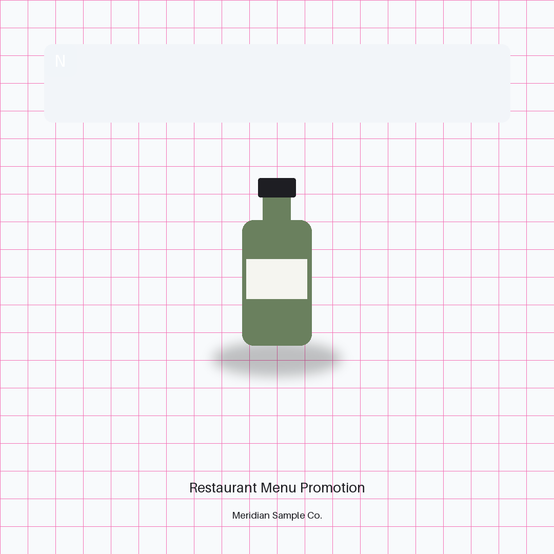 Restaurant Menu Promotion variant 1