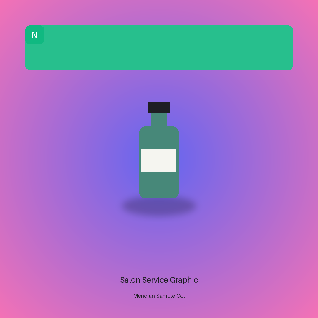 Salon Service Graphic variant 1