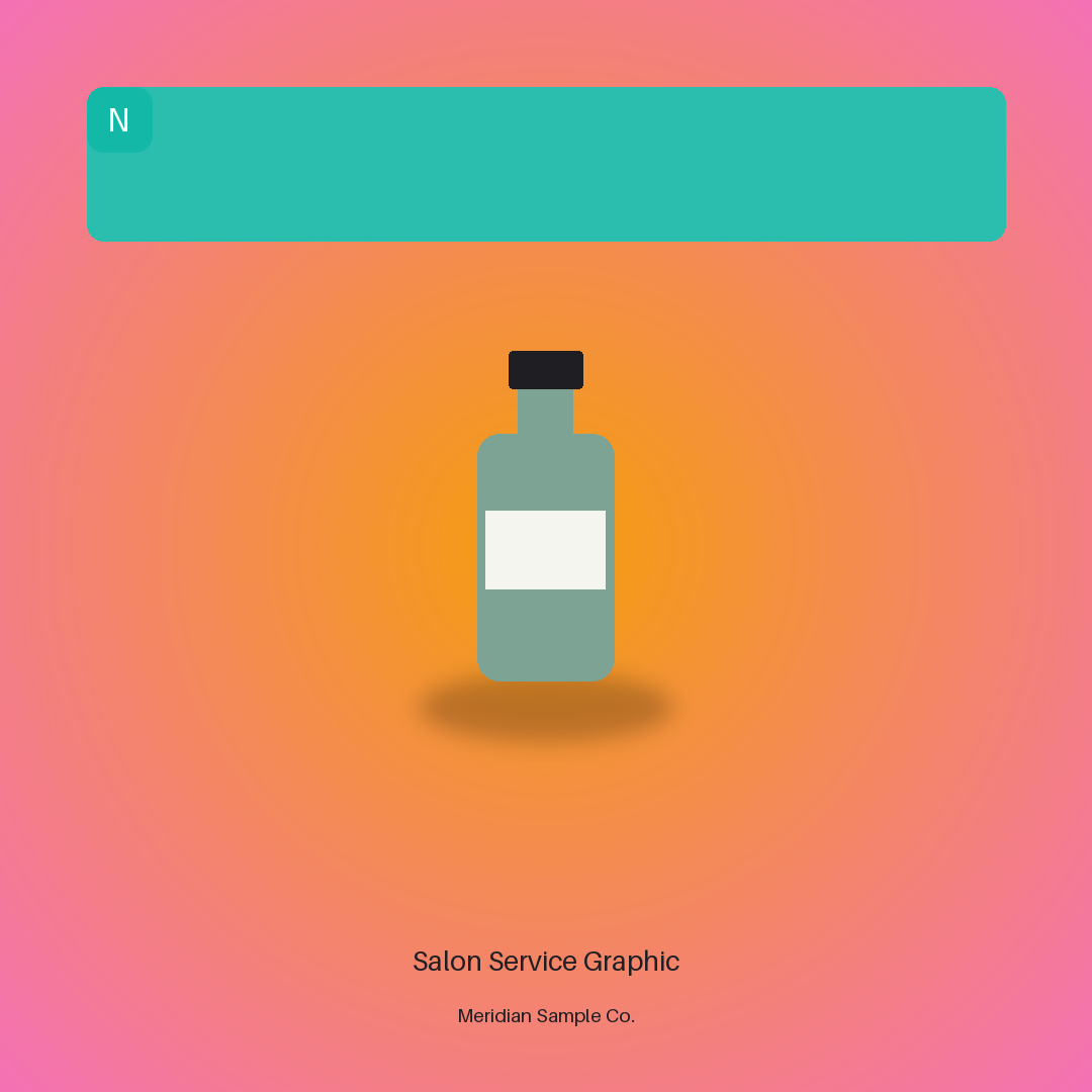 Salon Service Graphic variant 3