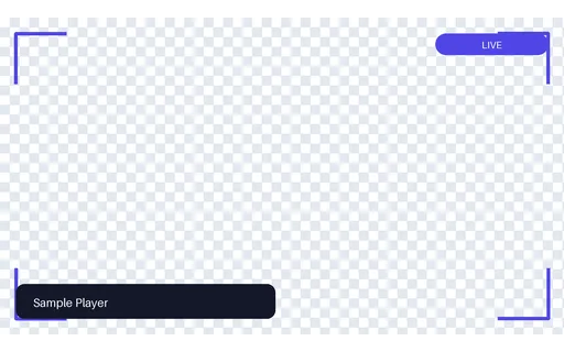Gameplay Overlay Frame template preview