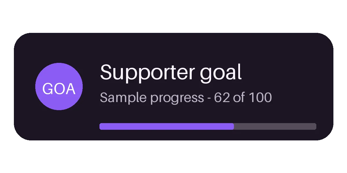 Supporter Goal Alert variant 2