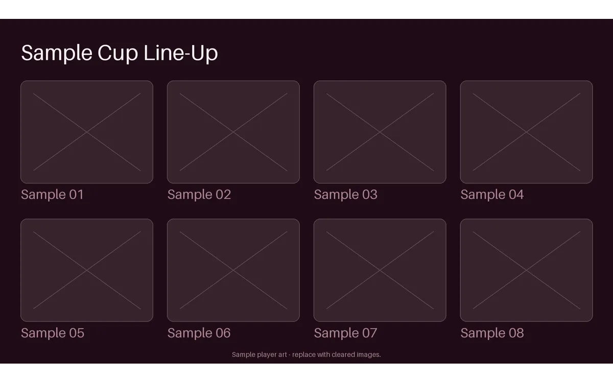 Team Line-Up Grid detail preview