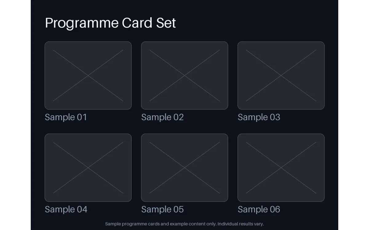 Programme Card Set detail preview