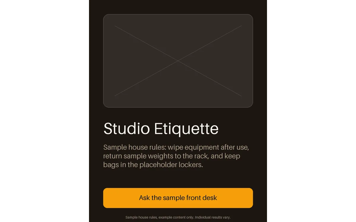 Studio Etiquette Poster detail preview