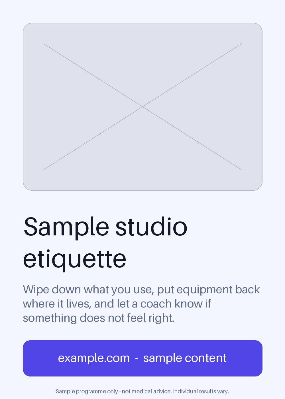 Studio House Rules Poster canonical preview