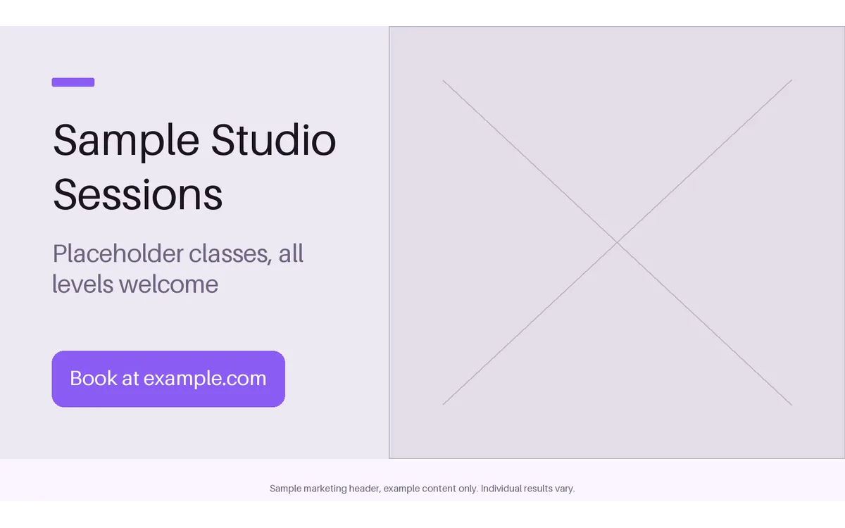 Studio Session Header detail preview