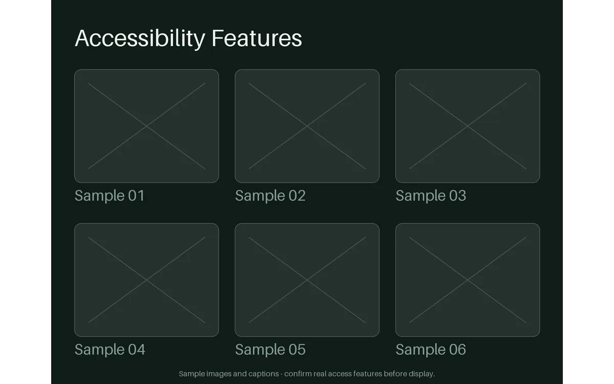 Accessibility Feature Grid detail preview