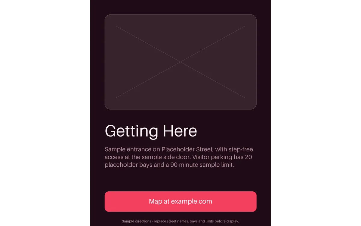 Getting Here And Parking detail preview