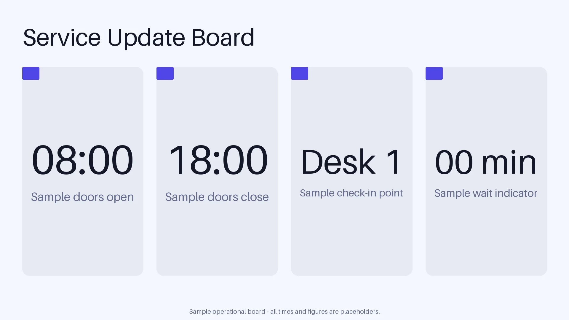 Service Update Board variant 1