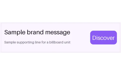 Billboard Brand Ad template preview