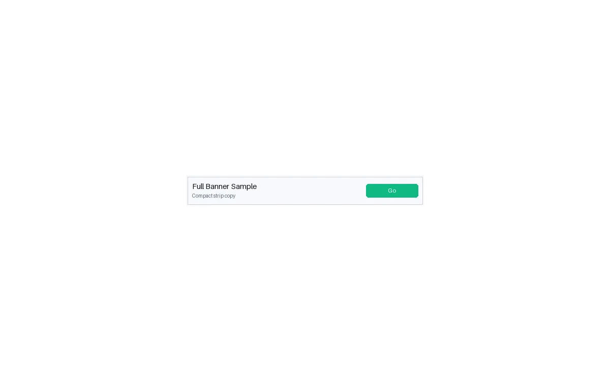 Full Banner Ad detail preview