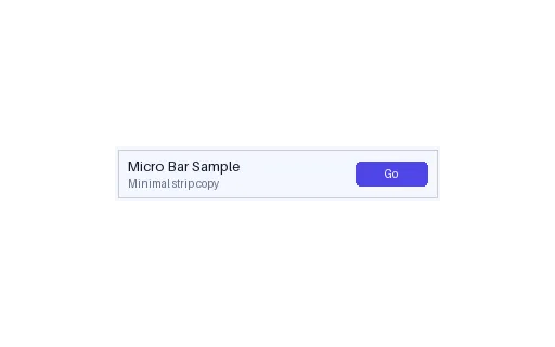 Micro Bar Ad Strip template preview